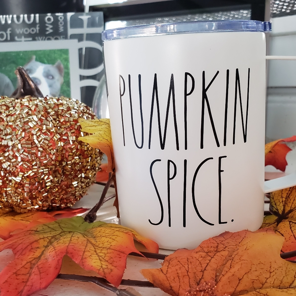 🎃🍁 RAE DUNN :: Pumpkin Spice Tumbler 🍁🎃 NEW